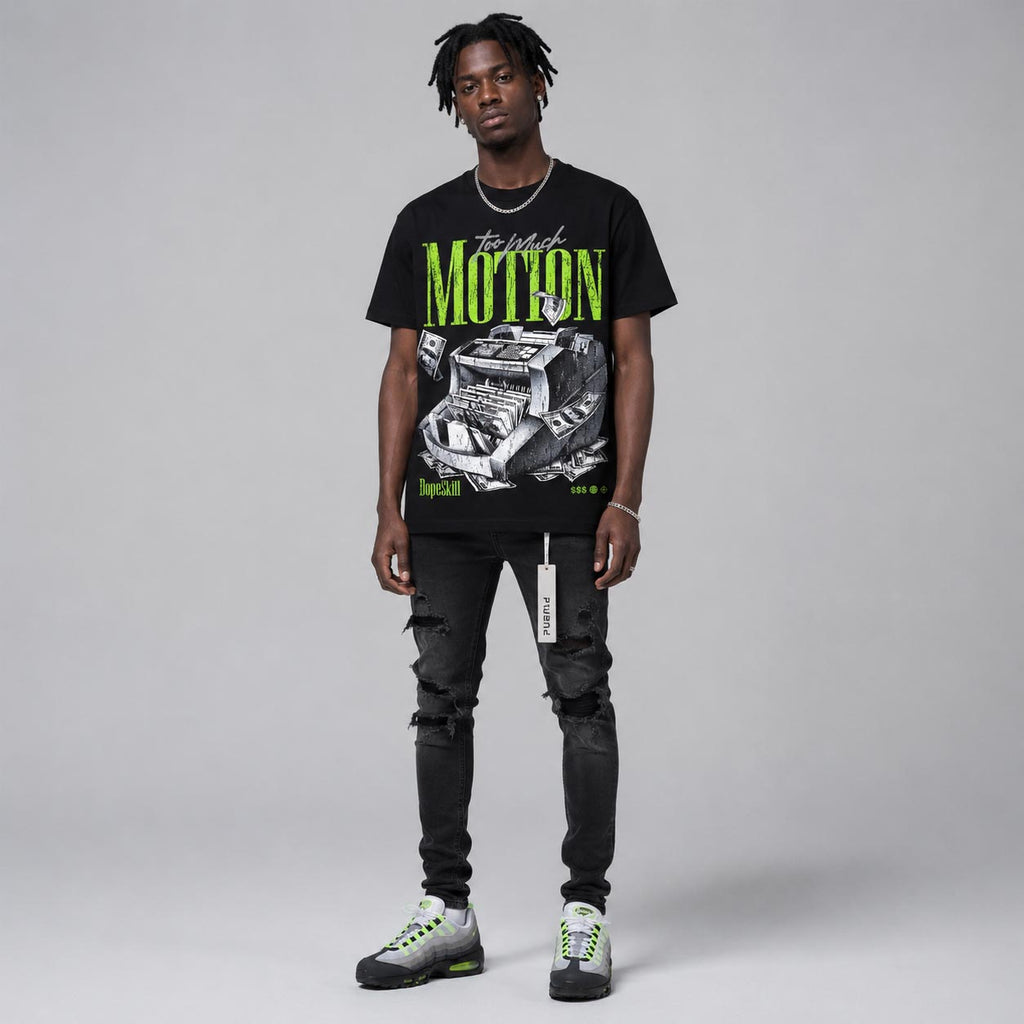 Max 95 OG 'Neon' DopeSkill T-Shirt Too Much Motion Graphic
