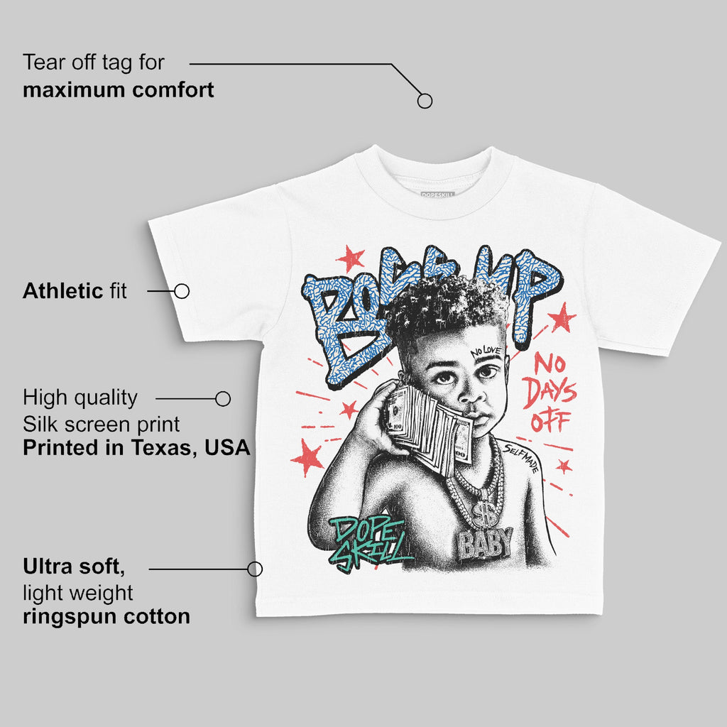Chalk 3s DopeSkill Toddler Kids T-shirt Boss Up Graphic