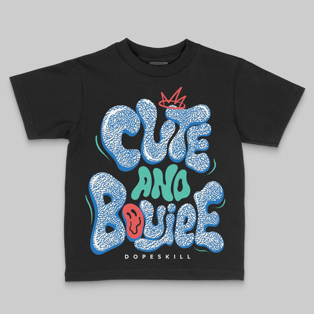 Chalk 3s DopeSkill Toddler Kids T-shirt Cute and Boujee Graphic