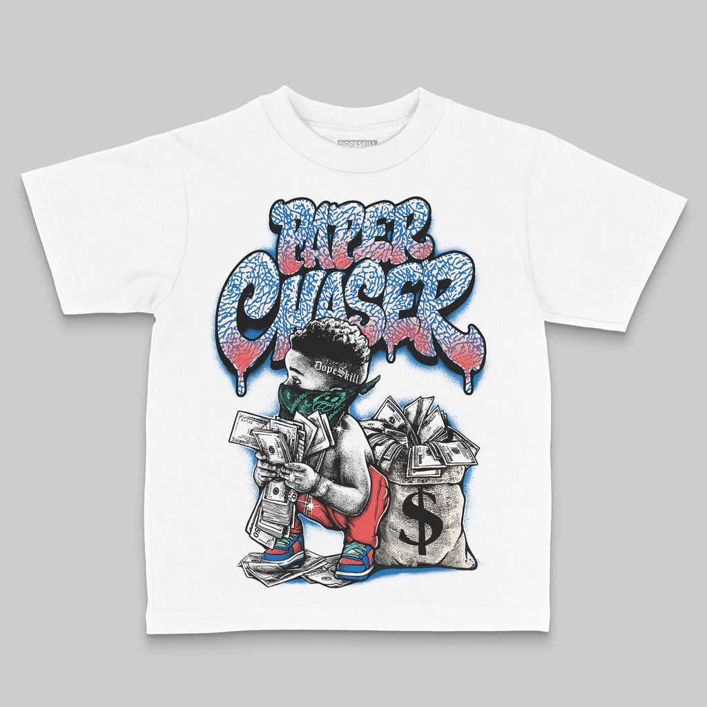 Chalk 3s DopeSkill Toddler Kids T-shirt Paper Chaser Boy Graphic