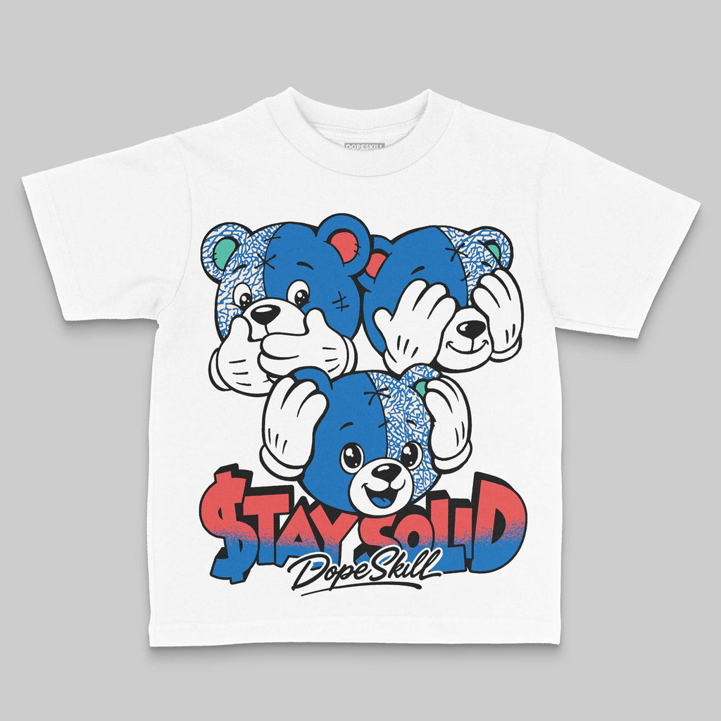Chalk 3s DopeSkill Toddler Kids T-shirt Stay Solid Graphic