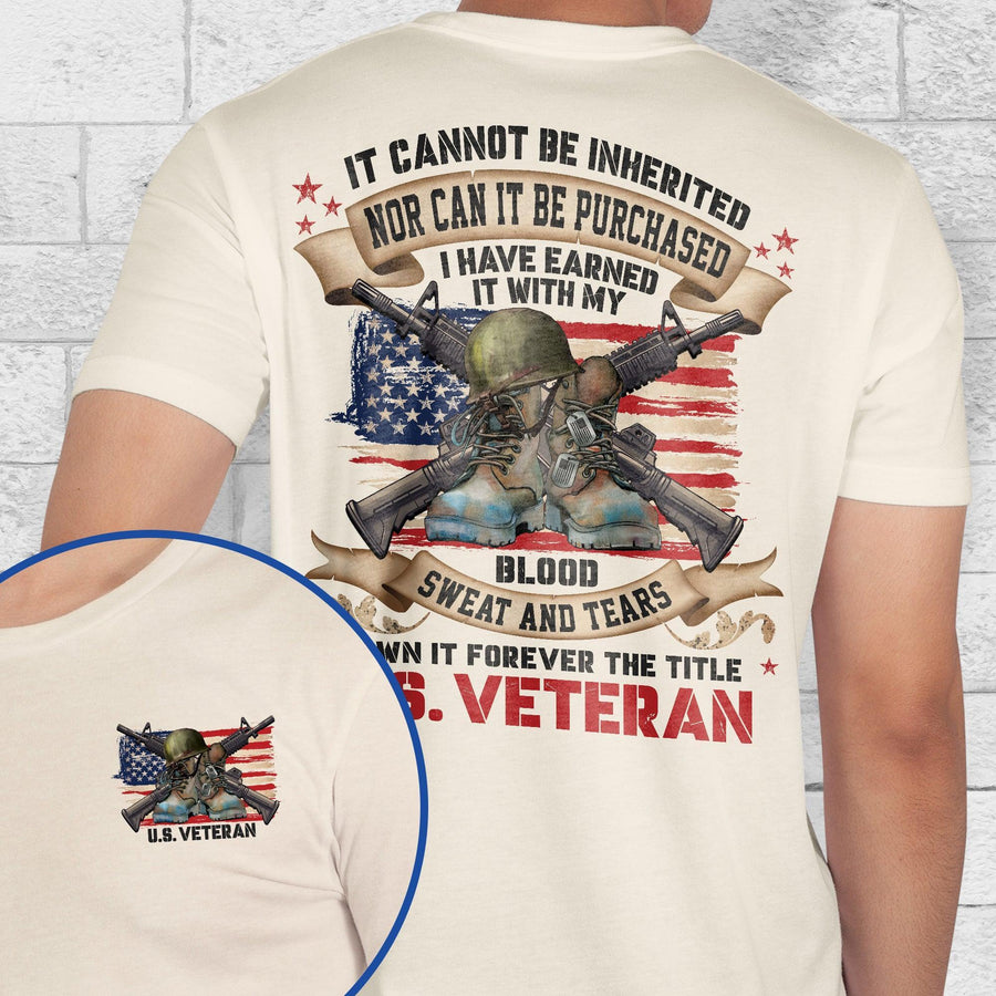 Veteran, I Own It Forever The Title U.S. Veteran T-Shirt TPT2338TS 4