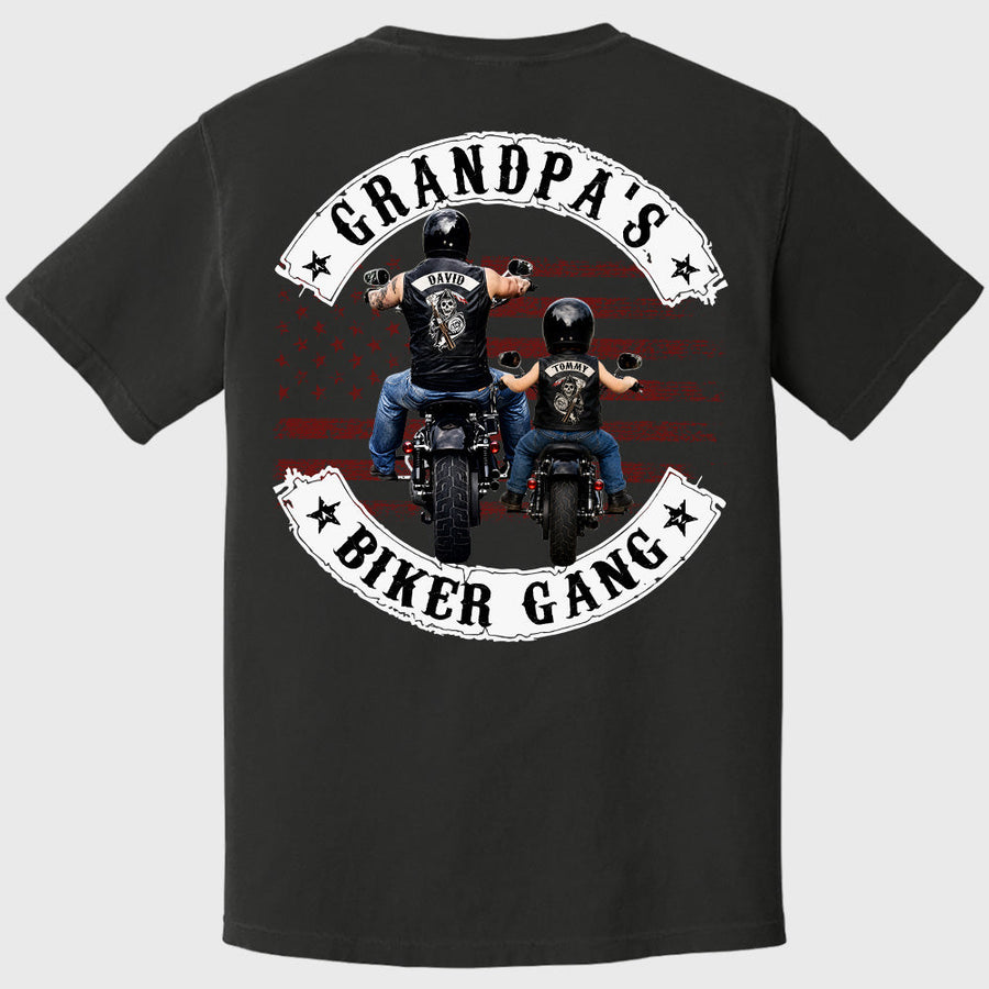 Grandpa’s Biker Gang Shirt - Personalized Gift For Dad, Grandpa 2