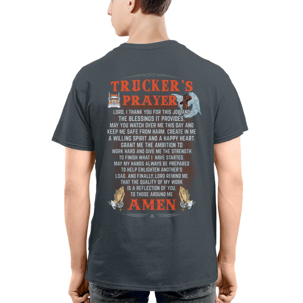 Trucker’s Prayer T-Shirt – Faith, Strength & Road Warrior Pride 6