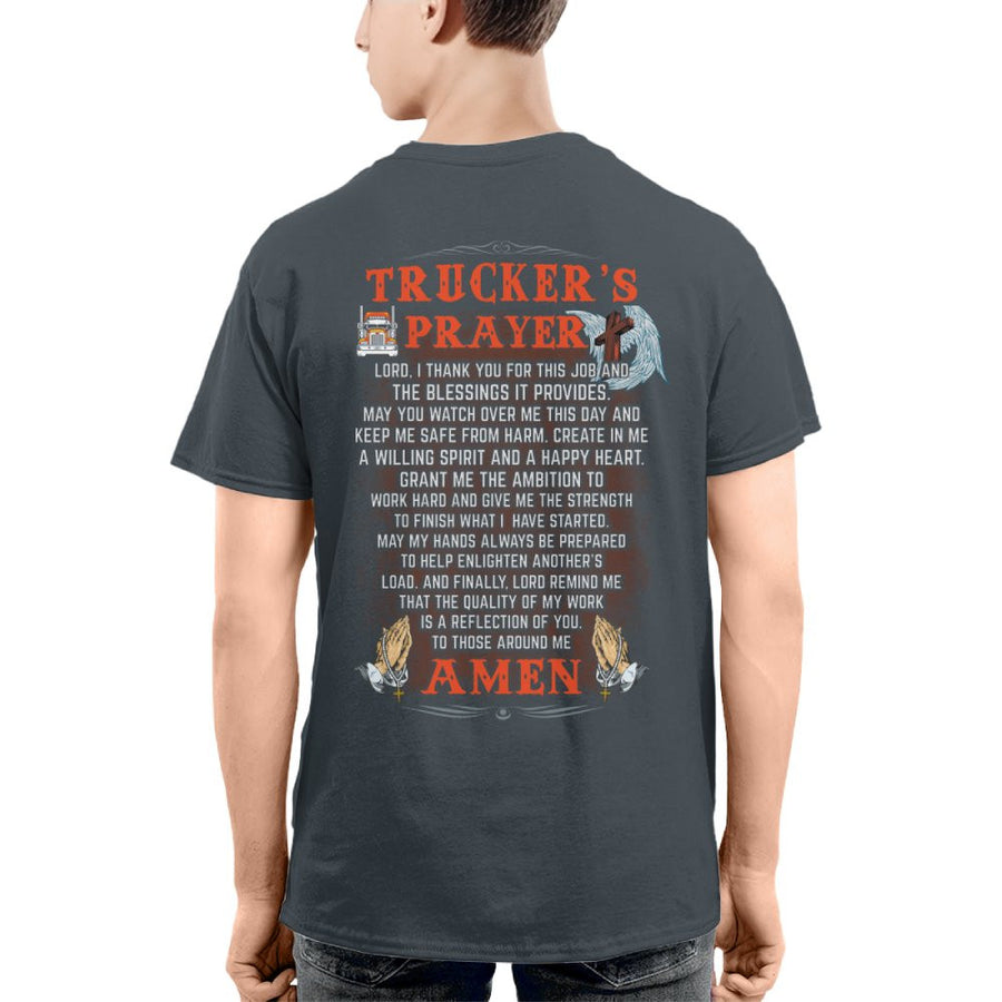 Trucker’s Prayer T-Shirt – Faith, Strength & Road Warrior Pride 6