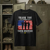Thank You For Your Service T-Shirt | Patriotic Military Salute America 5