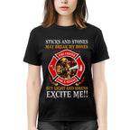 Lights & Sirens Excite Me Funny Firefighter 8