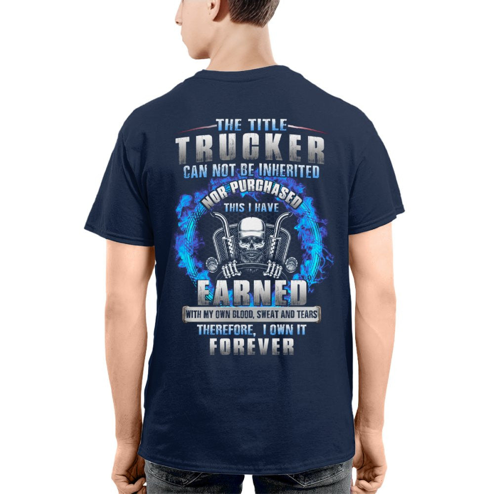 Trucker Earned Not Given Skull Trucker 6