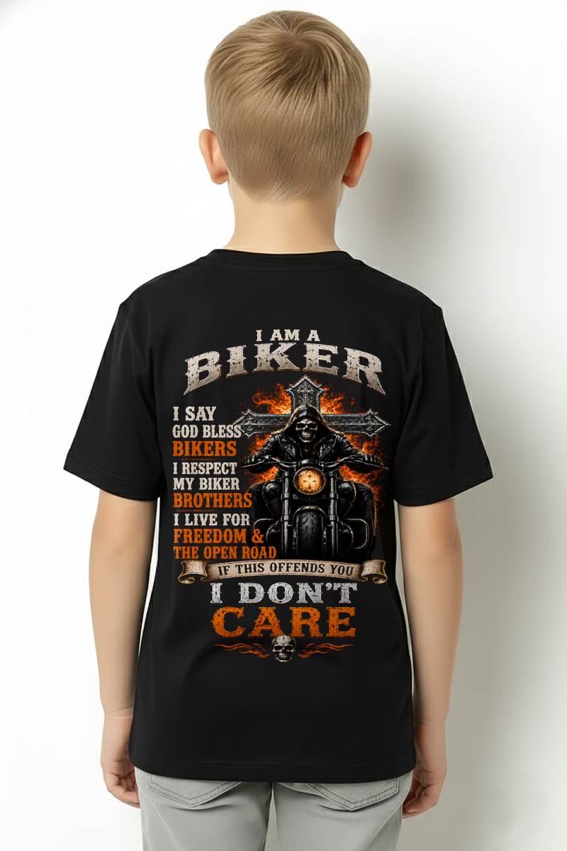 BIKER BLESSED BY GOD BORN FOR FREEDOM 7