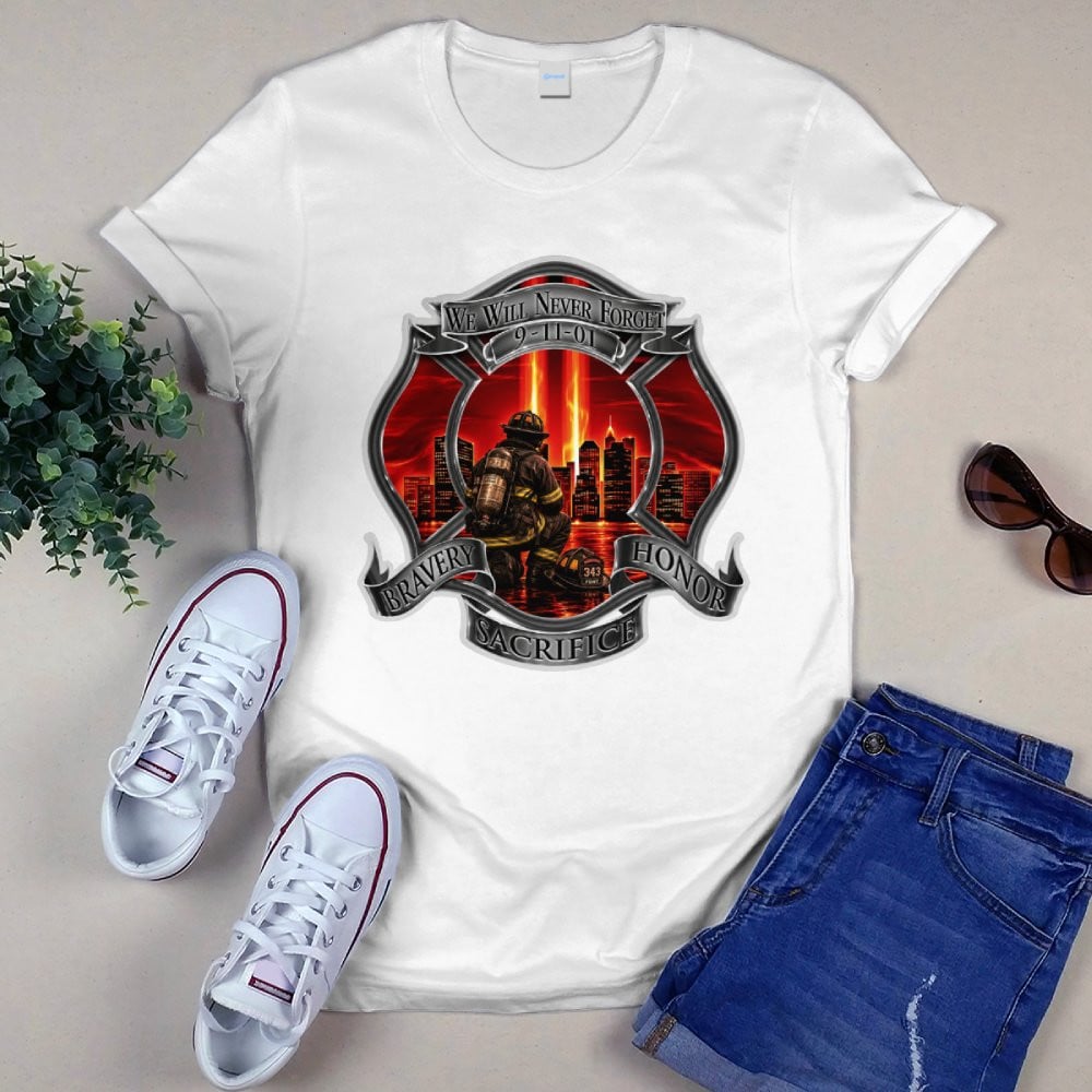 9/11 Bravery, Honor and Sacrifice Firefighter 7