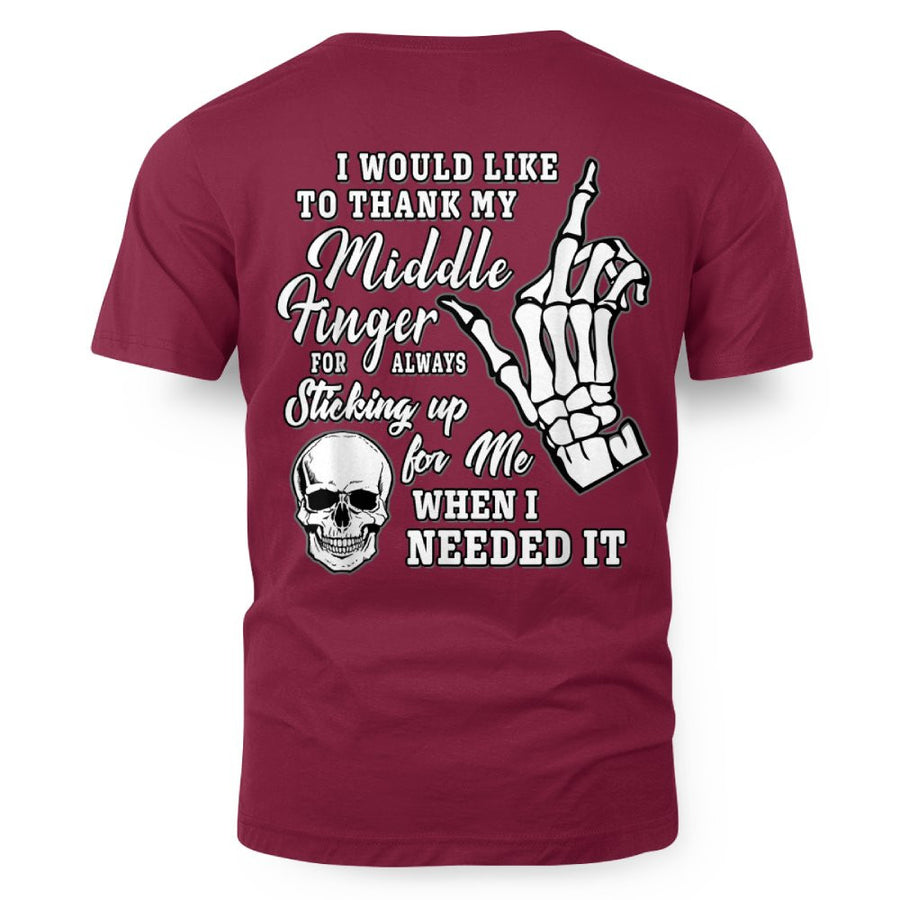 I Would Like To Thank My Middle Finger Skeleton Halloween 6