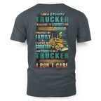 Grumpy Trucker Shirt – Funny Sarcastic Truck Driver Gift 5