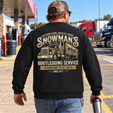 Snowmans Bootlegging Service, Smokey And The Bandit Back Print, Vintage Trucker, Gift for Trucker Dad
