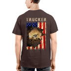 Patriotic American Flag Truck Driver 4