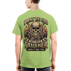 I May Be Old But I Was a Trucker When It Was Cool Vintage Trucker 8