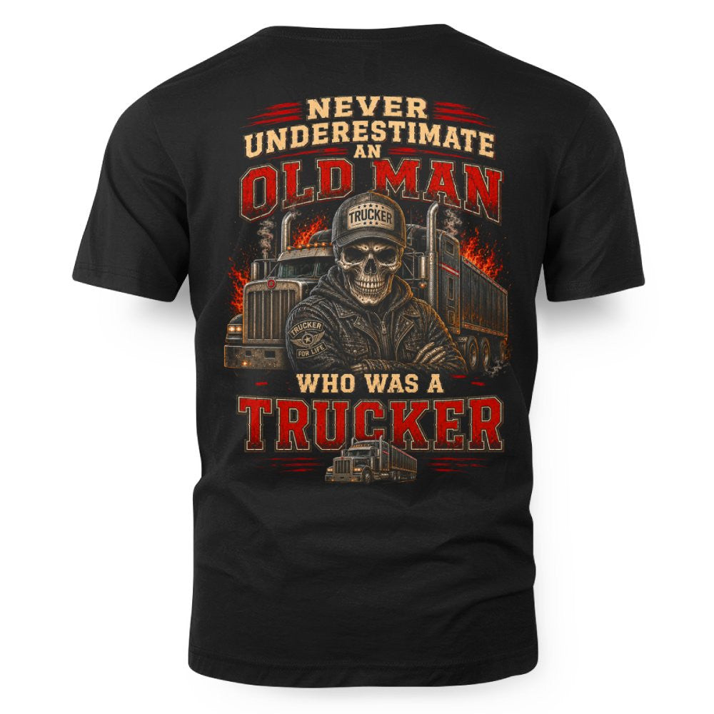 Never Underestimate an Old Man Who Was a Trucker