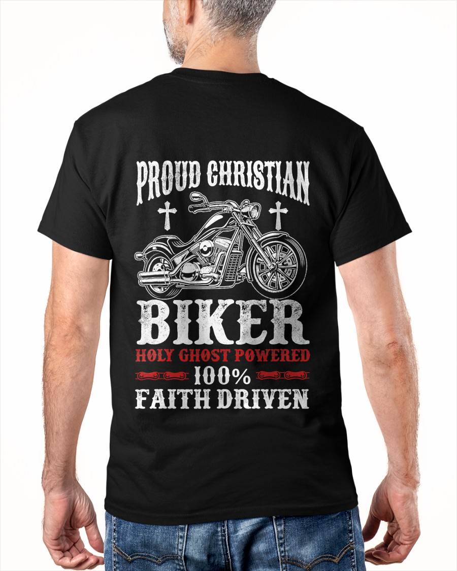 Motorcycle Proud Christian Biker Faith Driven - SHIRT FOR MEN - LUNA00 (SKU2607-DY-09) 5