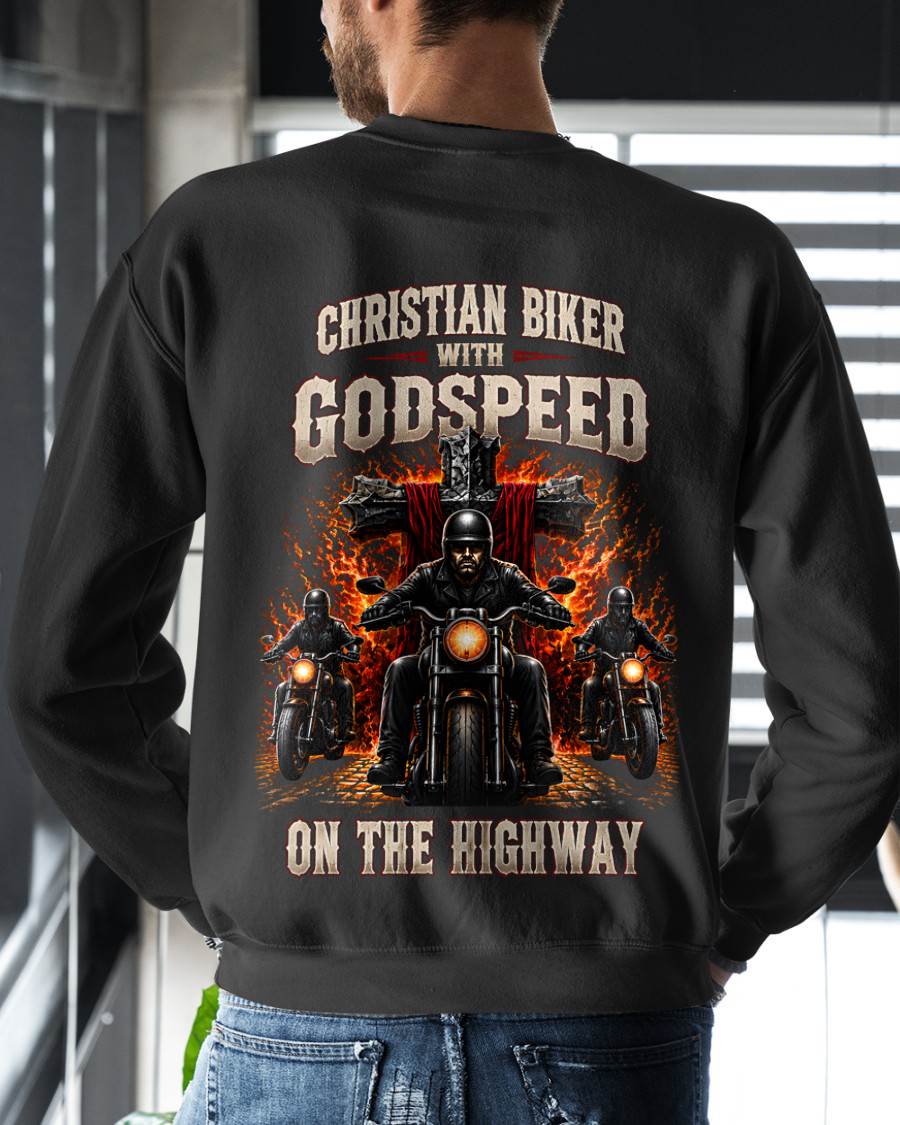CHRISTIAN BIKER WITH GODSPEED ON THE HIGHWAY - SHIRT FOR MEN - LUNA00 (SKU2608-498) 3