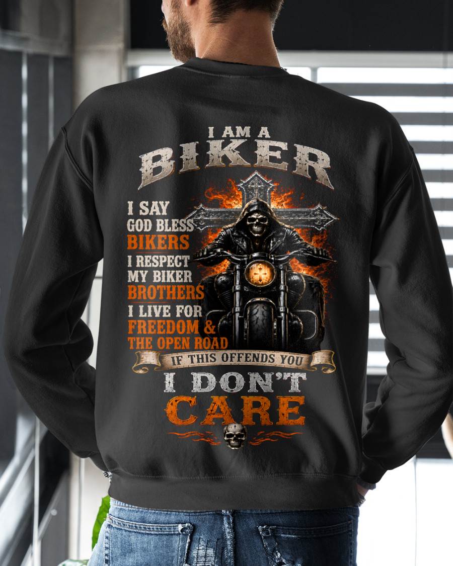 BIKER BLESSED BY GOD BORN FOR FREEDOM 3