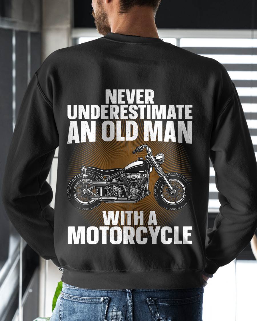 Motorcycle Design, Motorbike Motorcycle Rider Biker - SHIRT FOR MEN- LUNA00 (SKU2607-08) 3