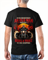 NEVER UNDERESTIMATE AN OLD MAN BIKER - SHIRT FOR MEN - LUNA00 (SKU2608-37) 5