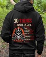 10 THINGS I WANT IN LIFE, BIKER - SHIRT FOR MEN - LUNA00 (SKU2608-35) 4