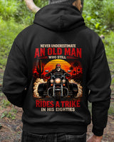 NEVER UNDERESTIMATE AN OLD MAN BIKER - SHIRT FOR MEN - LUNA00 (SKU2608-37) 4