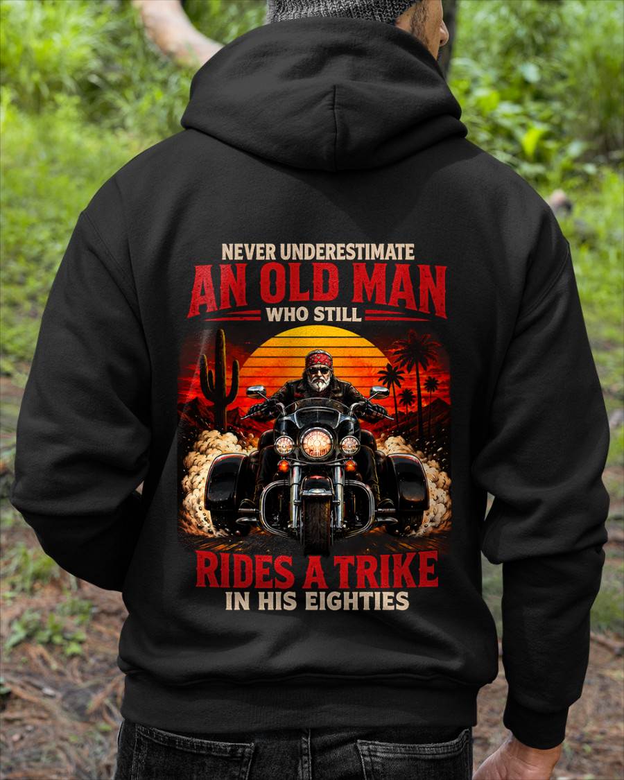NEVER UNDERESTIMATE AN OLD MAN BIKER - SHIRT FOR MEN - LUNA00 (SKU2608-37) 4