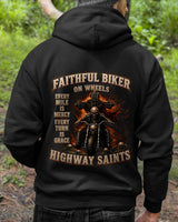 FAITHFUL BIKER RIDE WITH GOD SAVED BY GRACE - SHIRT FOR MEN - LUNA00 (SKU2608-318) 4