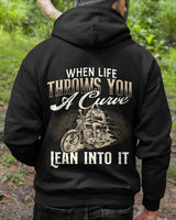 When Life Throws You A Curve Lean Into It - Biker Motorcycle - SHIRT FOR MEN - LUNA00 (SKU2607-DY-11) 4