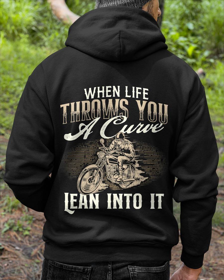 When Life Throws You A Curve Lean Into It - Biker Motorcycle - SHIRT FOR MEN - LUNA00 (SKU2607-DY-11) 4