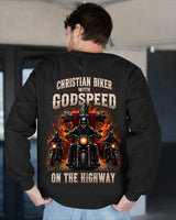 CHRISTIAN BIKER WITH GODSPEED ON THE HIGHWAY - SHIRT FOR MEN - LUNA00 (SKU2608-498) 2