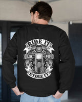 Biker Ride Like You Stole Skull Motorcycle - SHIRT FOR MEN - LUNA00 (SKU2607-DY-01) 2