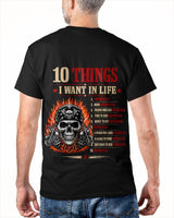 10 THINGS I WANT IN LIFE, BIKER - SHIRT FOR MEN - LUNA00 (SKU2608-35) 5