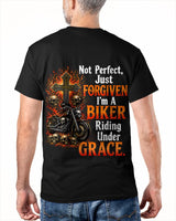 NOT PERFECT JUST FORGIVEN BIKER UNDER GRACE - SHIRT FOR MEN - LUNA00 (SKU2608-215) 5