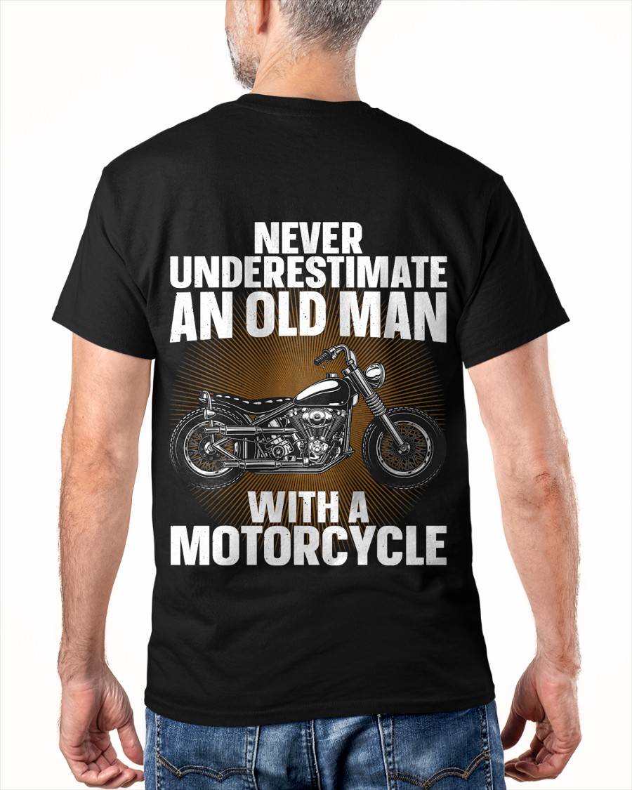 Motorcycle Design, Motorbike Motorcycle Rider Biker - SHIRT FOR MEN- LUNA00 (SKU2607-08) 5