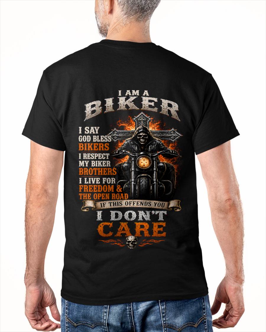 BIKER BLESSED BY GOD BORN FOR FREEDOM 5