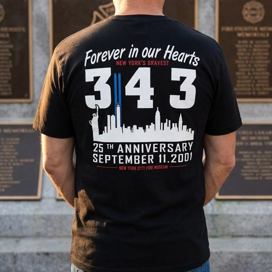 New York Firefighter Memorial 343 T-Shirt