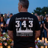 New York Firefighter Memorial 343 T-Shirt