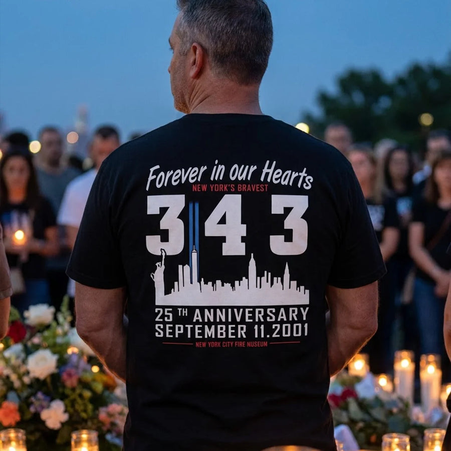 New York Firefighter Memorial 343 T-Shirt