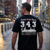New York Firefighter Memorial 343 T-Shirt