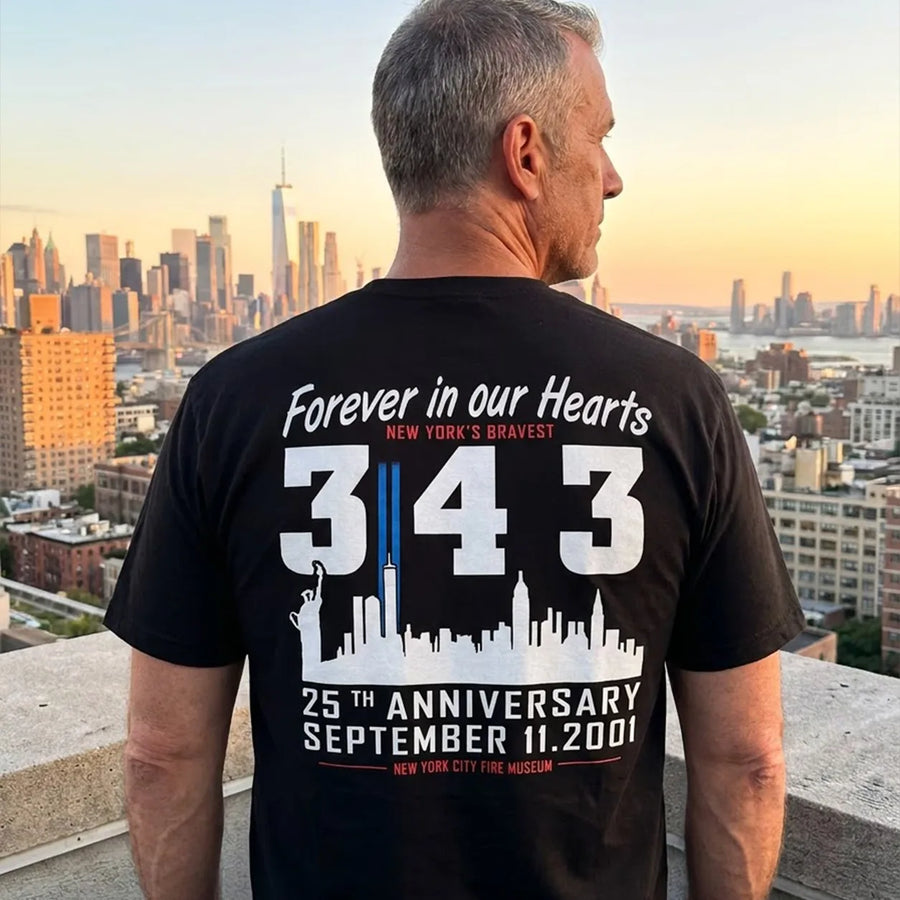 New York Firefighter Memorial 343 T-Shirt