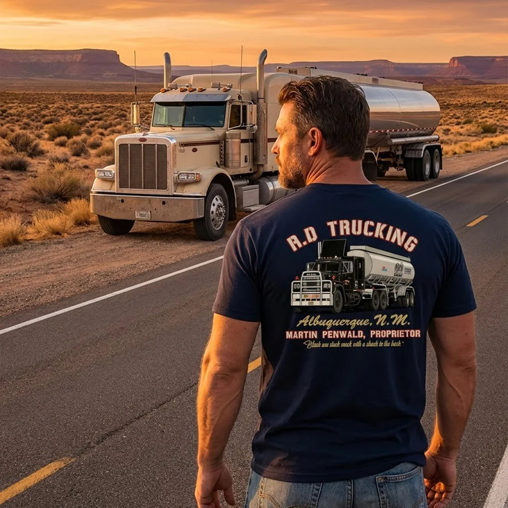 R.D Trucking Shirt, Convoy Movie Tee, Vintage Trucker Graphic T-Shirt #329 - Reel Belly 3