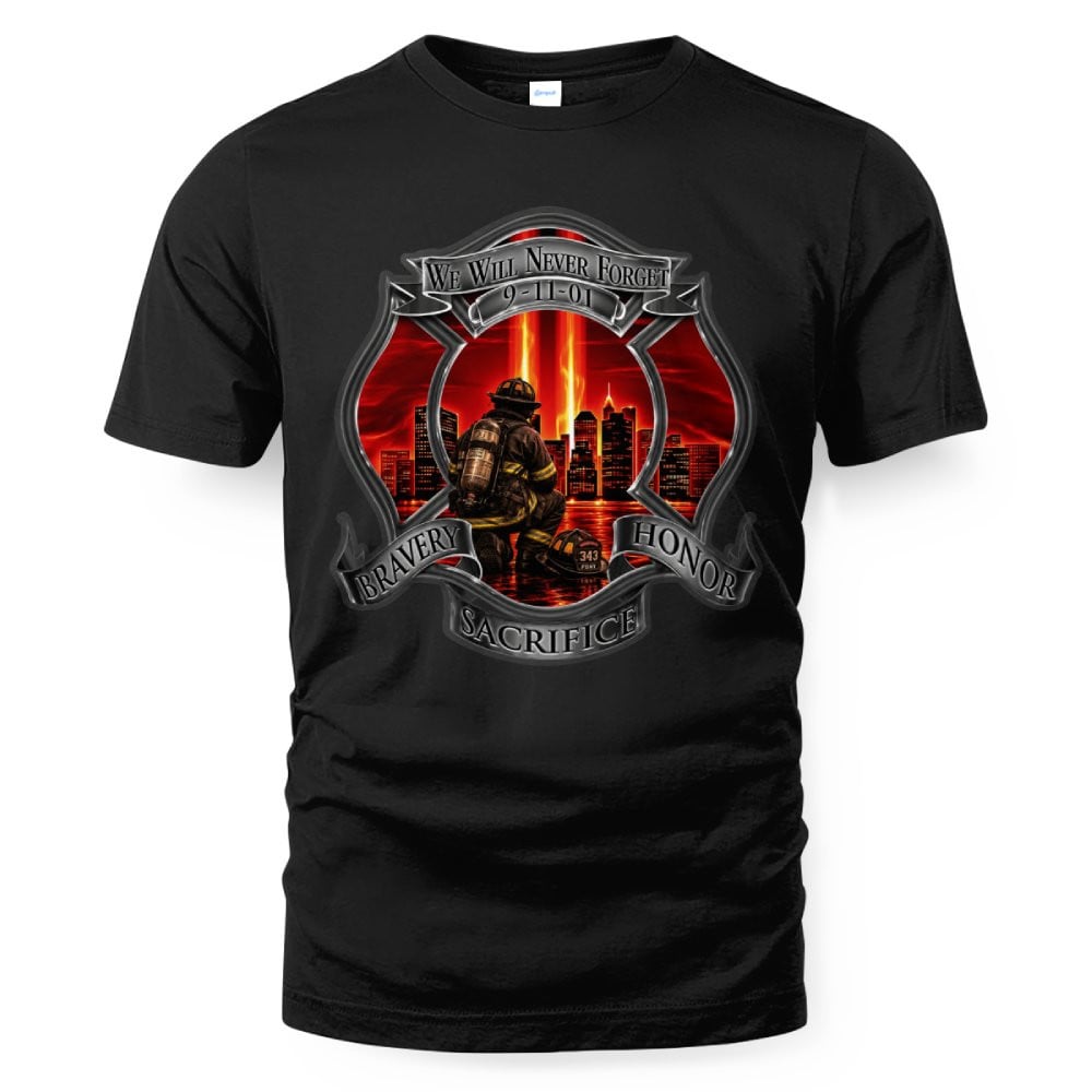 9/11 Bravery, Honor and Sacrifice Firefighter 4