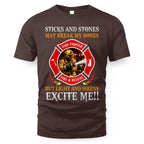 Lights & Sirens Excite Me Funny Firefighter 9