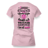 I'm a Grumpy Old Trucker's Queen Funny Trucker 7