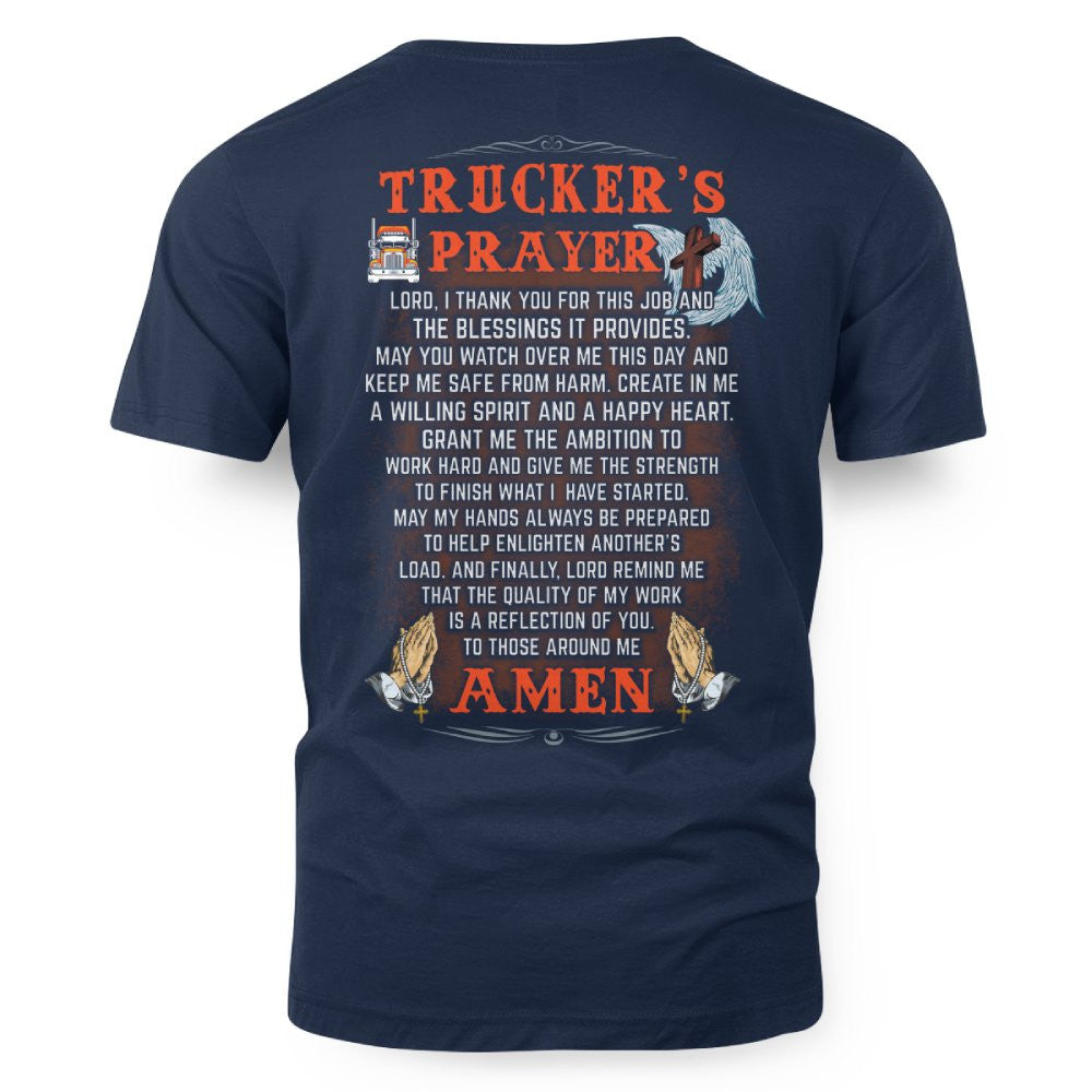 Trucker’s Prayer T-Shirt – Faith, Strength & Road Warrior Pride 7