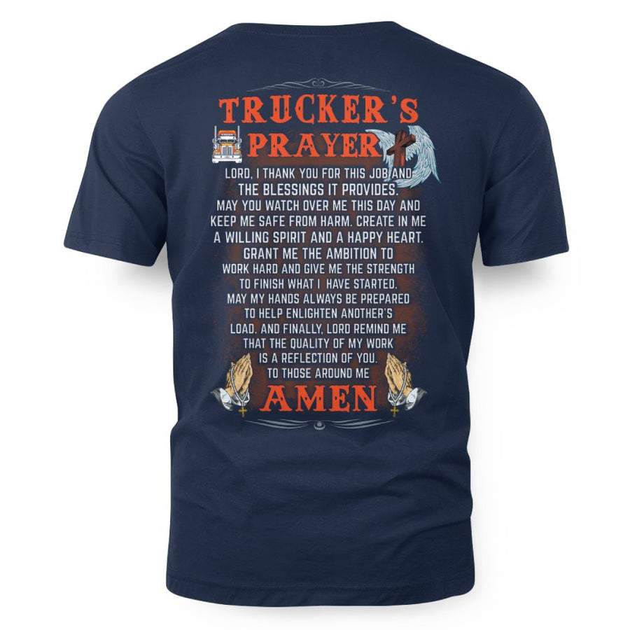 Trucker’s Prayer T-Shirt – Faith, Strength & Road Warrior Pride 7