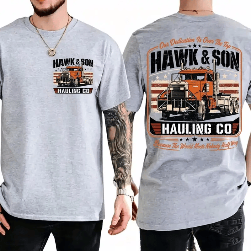 Over The Top Hawk and Son Trucker Shirt, Vintage Arm Wrestling Movie Pullover, Classic 80s Graphic Tee 4