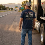 R.D Trucking Shirt, Convoy Movie Tee, Vintage Trucker Graphic T-Shirt #329 - Reel Belly 6